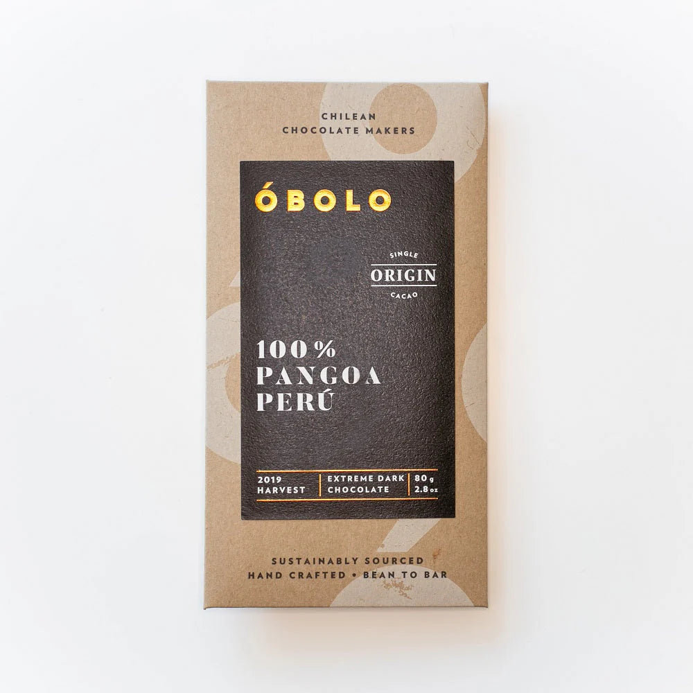 Tableta 100% Cacao Pangoa Perú Óbolo 80 gr