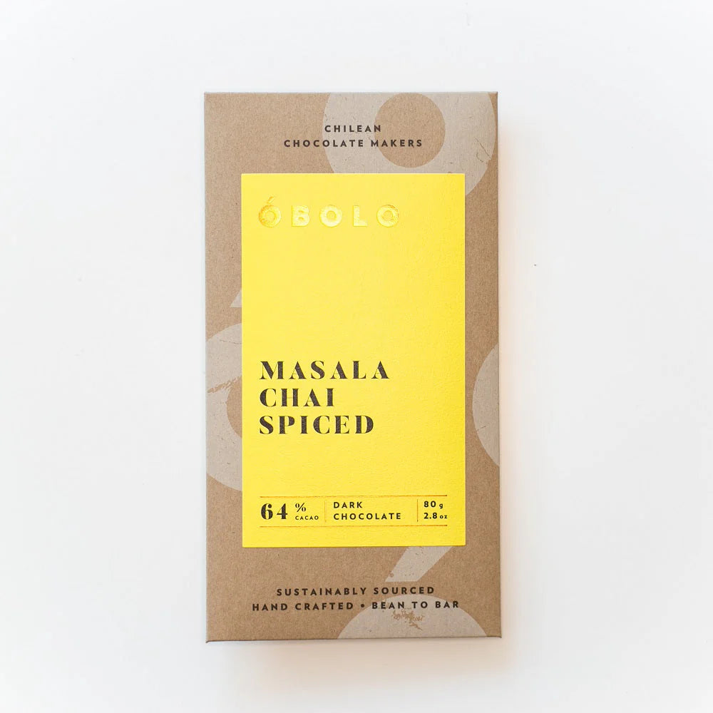 Tableta 64% Masala Chai Spiced Óbolo 80 gr.