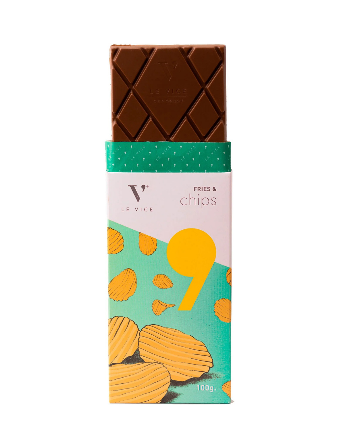 Tableta Fries & Chips Le Vice 100 gr.