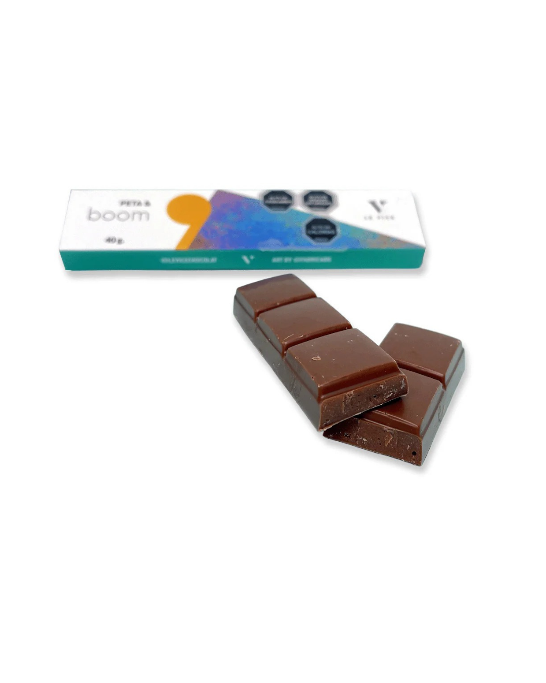 Tableta de Chocolate Peta & Boom mini