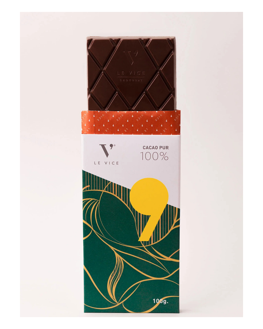 Tableta 100% Cacao Pur Le Vice 100 gr.